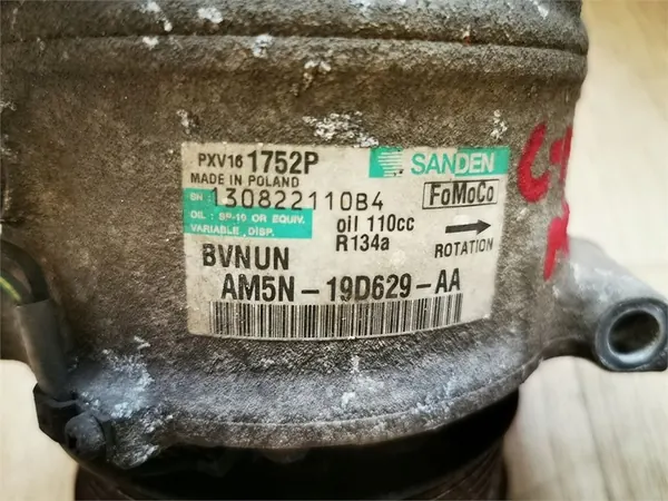 COMPRESSEUR CLIMATISATION FORD C-MAX II MK2 FOCUS MK3 1.6 TDCI image 3