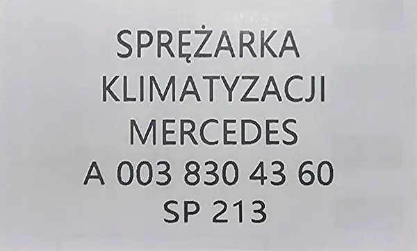 Alkuperäinen AC-kompressori Mercedes W242 W246 W176 C117 C118 X156 X118 image 6