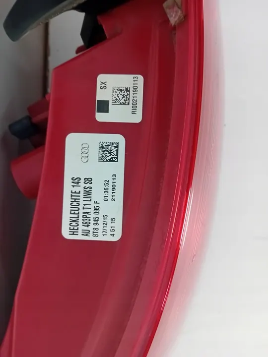 Conjunto de Lámparas Traseras AUDI A5 8T OE 8T0945096F image 7