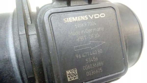Luftmassenmesser PEUGEOT 207 1.6L Diesel 2006 5WK97004 image 5