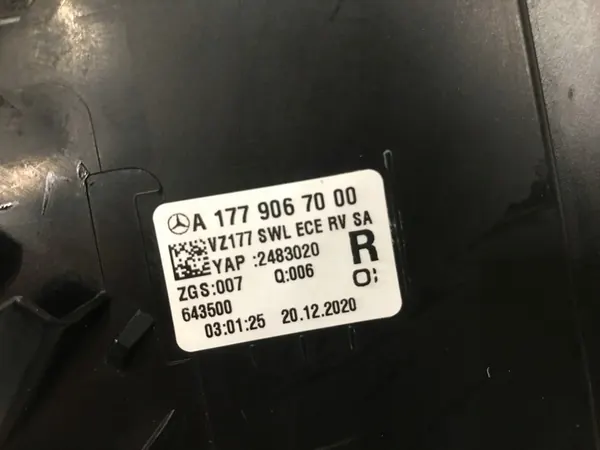 Rechter Achterlicht Mercedes-Benz A-Klasse W177 image 5