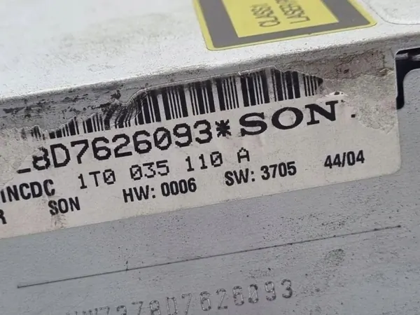 Gebrauchter VW CD-Wechsler OEM 1T0035110A Touran image 4