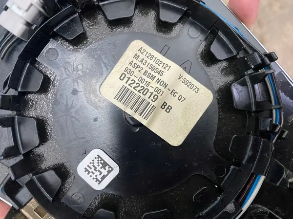 MERCEDES 212 E CLASS INSERTO SPECCHIO SINISTRO OEM 2128102121 image 4