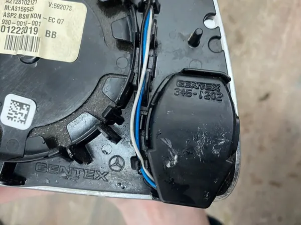 MERCEDES 212 E CLASS INSERTO SPECCHIO SINISTRO OEM 2128102121 image 7