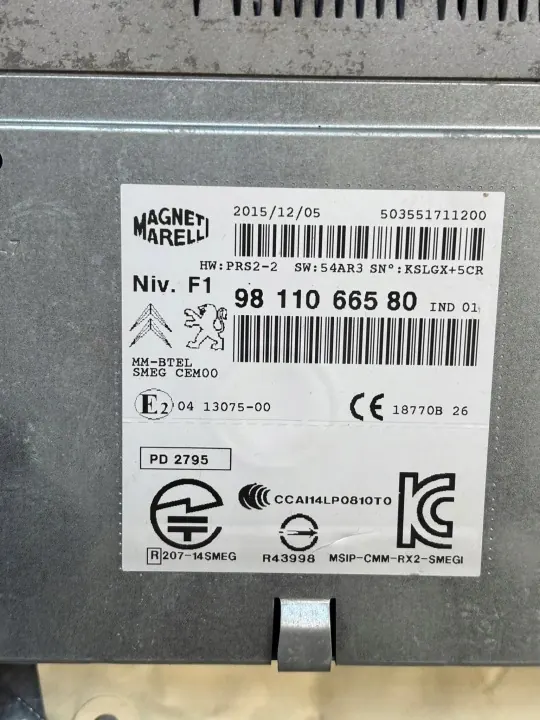 OEM 9811066580 Radio Navigation pour Peugeot Citroen image 3
