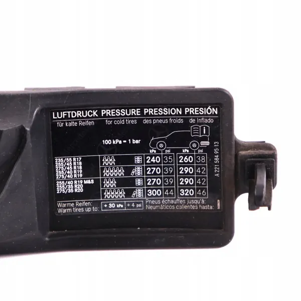 Mercedes W221 Bränslelock OEM A2216300067 - Begagnad image 8