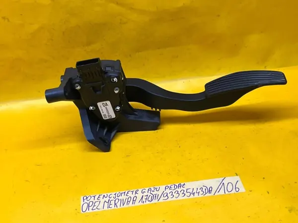 Pédale d'accélérateur OEM 93335443DA pour Opel Meriva A 1.7CDTI image 5