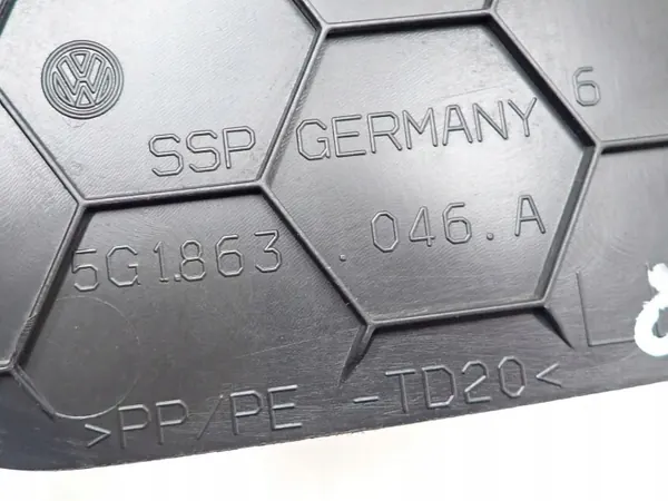Panneau tunnel accoudoir OEM 5G1863391 pour VW Golf VII image 8