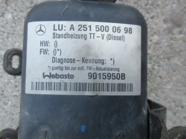Mercedes W251 Webasto lämmitys OEM W251ytru6 image 3