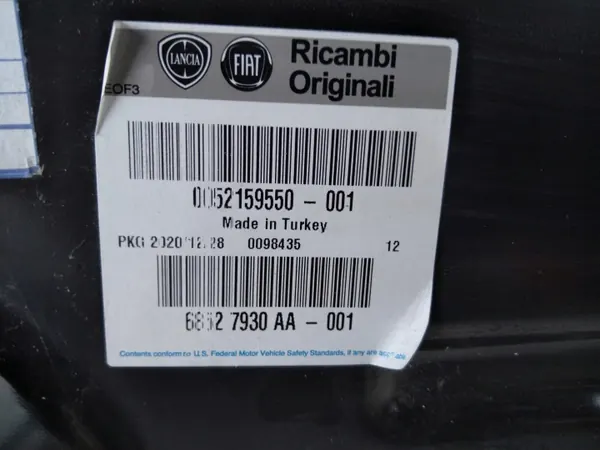 FIAT TIPO II HB takapuskuri OEM FIATTIPOIIHB 0052159550-001 image 7