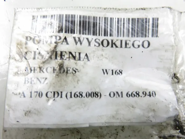 Bomba de inyección 0445010015 para Mercedes W168 1.7 CDI image 8