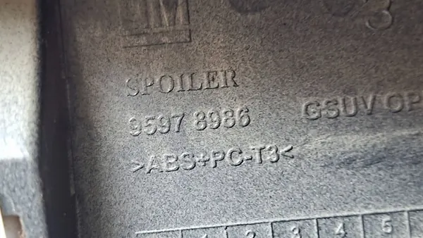 OPEL MOKKA A SPOILER TRASEIRO PORTA MALAS GCS 95978986 image 5