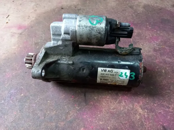 Motor de arranque VW Audi Seat 2.0 TDI DSG 02E911024C image 2