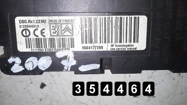 ECU Citroen C6 2007 OEM AM-354464 d'occasion image 4