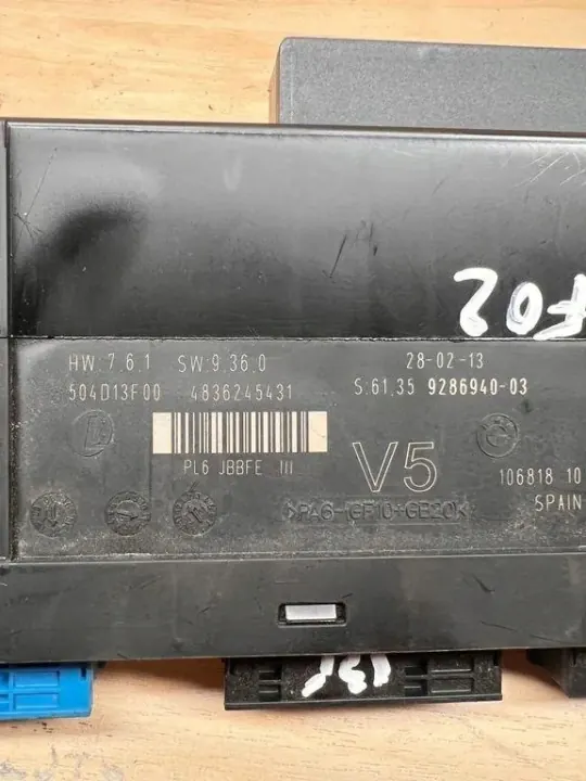 Module Confort BMW OEM 504D13F00 pour Série 7 F01/F02 image 4