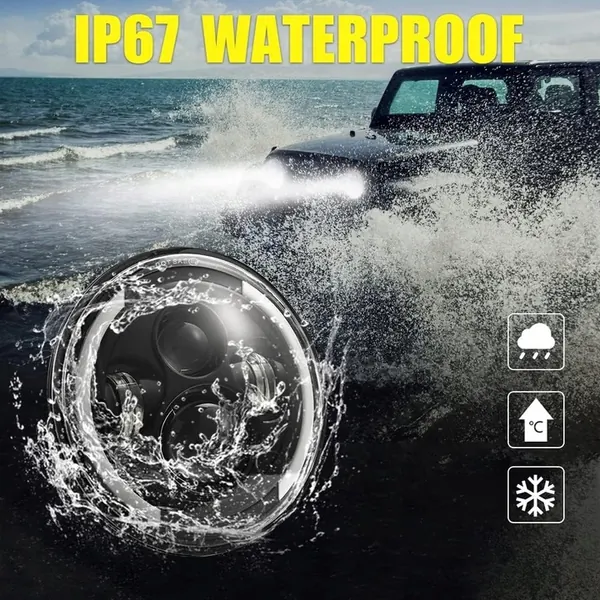 Kairiyard 7" Luzes LED Offroad 100W image 5