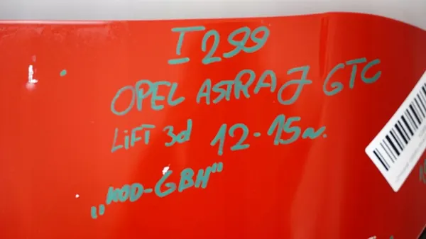 Heckklappe OEM 360179238 Opel Astra J GTC Lift image 9