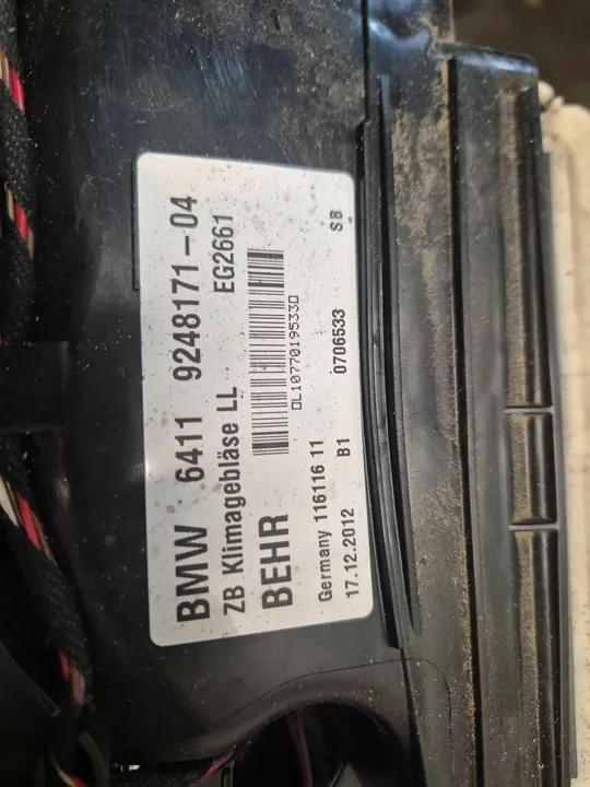 Carcaça do Ventilador BMW F10 F11 F01 F02 OE 9248171 image 5