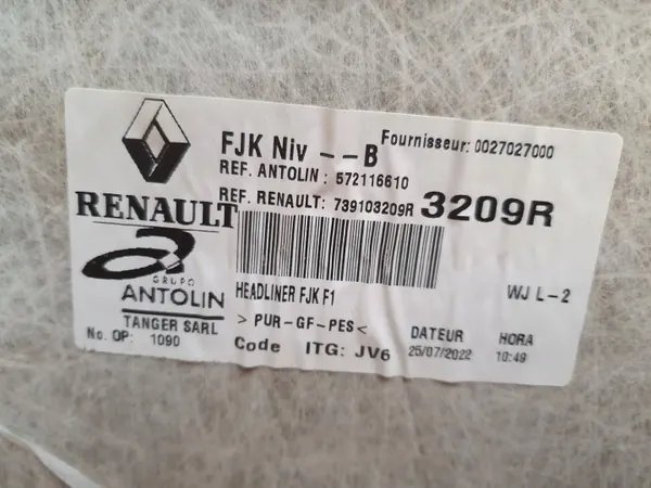 Teto Renault OE 739103209R para Express Van 2021- image 4