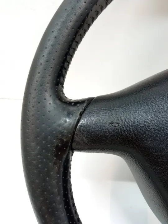 Leather 3-Spoke Steering Wheel VW Golf IV Passat B5 Bora I OEM 5907911387389 image 3