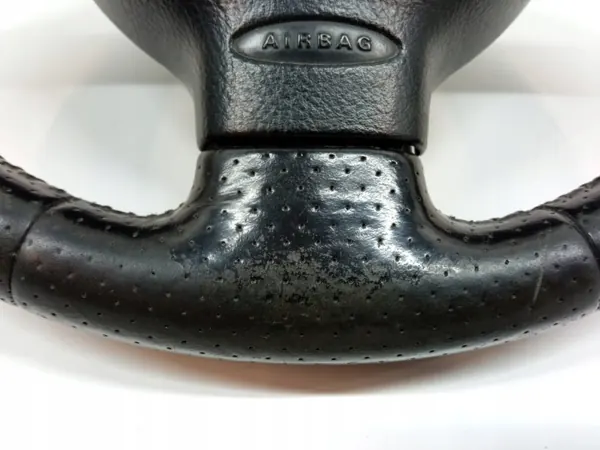 Leather 3-Spoke Steering Wheel VW Golf IV Passat B5 Bora I OEM 5907911387389 image 4