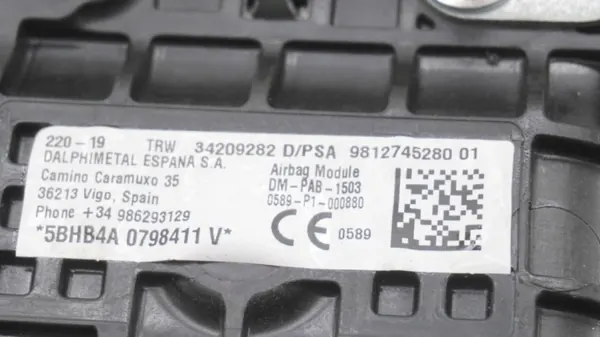 OEM 9812745280 Passagerarairbag för Citroen C3 III image 3