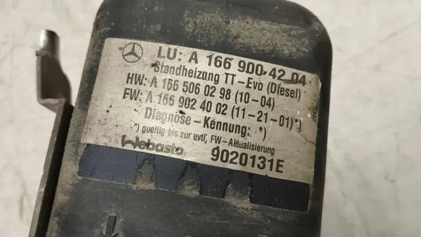 Webasto lämmityslaite Mercedes W166 A1669004204 image 3