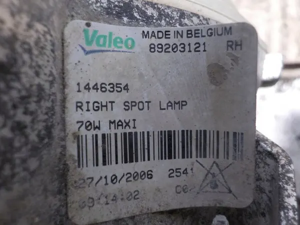 Farol Halógeno Direito Frontal Scania, 8920312RH image 7