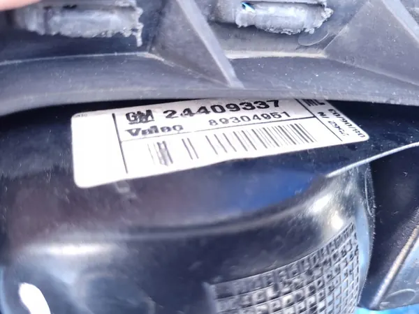 OPEL Corsa C Vasemman Takapuskurin Heijastin EUROPA 24409337 image 3