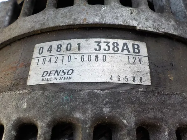 JEEP CHEROKEE 2.8 CRDI Vaihtovirtageneraattori 04801338AB image 3