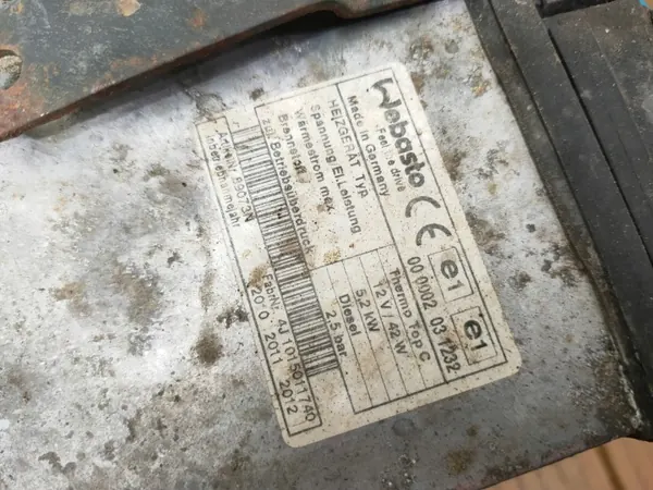 CITROEN C5 III 08-16 2.0 HDI Chauffage Webasto OE image 7