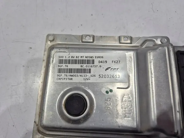ECU FIAT 500 1.2 8V 52032653 image 2
