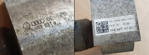 Braccio di Controllo Sinistro + Supporto / Audi A3 8P - VW Golf 6 VI / Ottime Condizioni image 3