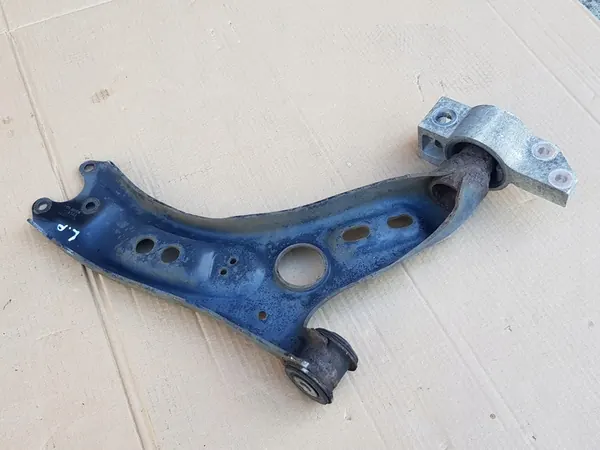 Braccio di Controllo Sinistro + Supporto / Audi A3 8P - VW Golf 6 VI / Ottime Condizioni image 7