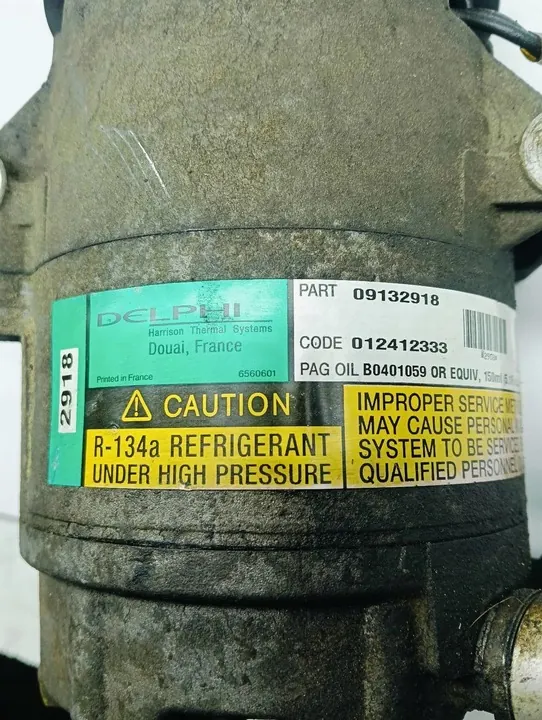 Compressor de Ar Condicionado Opel Corsa C 1.2 09132918 image 4