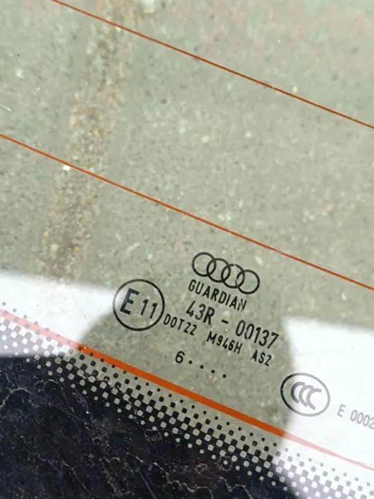 Scheibe OEM szyba klapy 06r avant nairda Heckklappe Audi A6 C6 image 4
