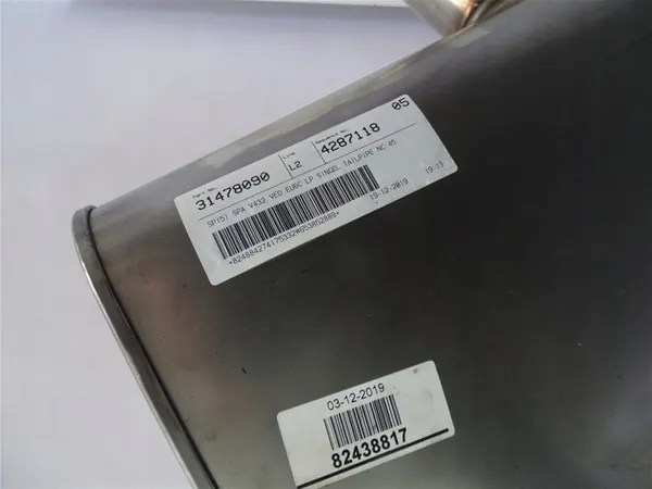 Uitlaatdemper OEM 31478090 Volvo S90 V90 image 4
