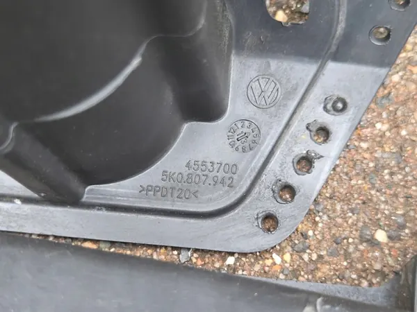 VW GOLF VI Koplampenreiniger Rechts + Bevestiging 08-2012 image 7