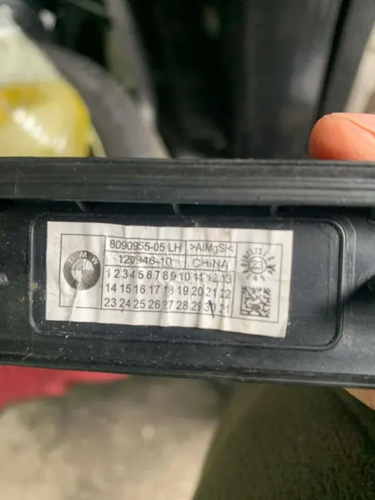 BMW Kattojärjestelmä OEM 120946-10 Vasen puoli Shadowline musta image 3