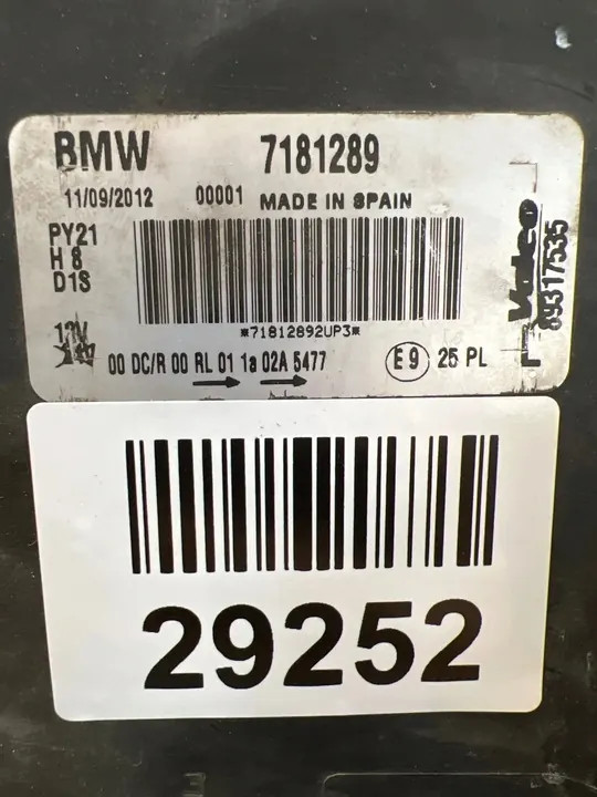Farol Esquerdo BMW 1 E82 E88 E87 Lift 07-11 BI-Xenon 7181289 image 2