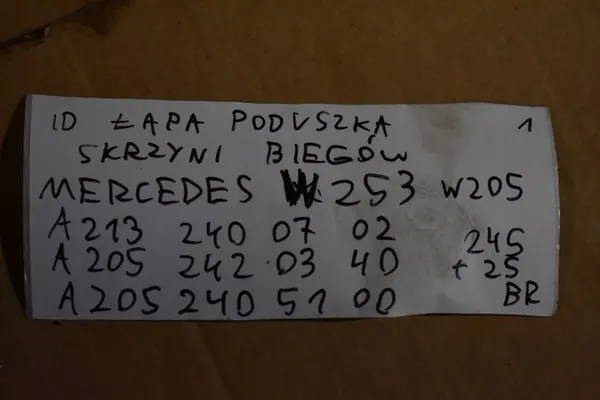 Suporte de transmissão Mercedes W253 W205 image 5