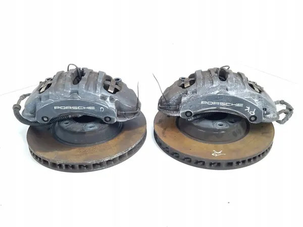 Jeu de disques et étriers frein avant Porsche Cayenne OEM UVY22732 image 2