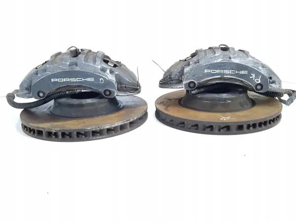 Jeu de disques et étriers frein avant Porsche Cayenne OEM UVY22732 image 4