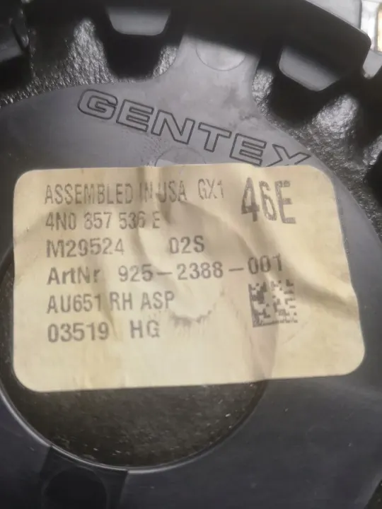 Audi OE Oikea Peili Sisäosa Fotokrom Alkuperäinen image 3
