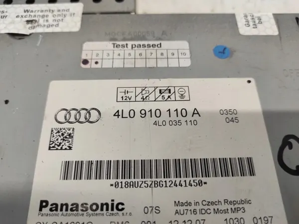 CD-Wechsler Audi Q7 4L OEM 4L0910110A - Gebraucht image 3
