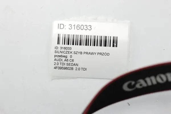 Audi A6 C6 Ikkunanohjain OEM 4F0959802B Oikea etu image 6