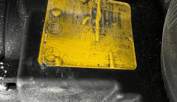 Voorste linker koplamp Mercedes S W220 A2208202361 image 9