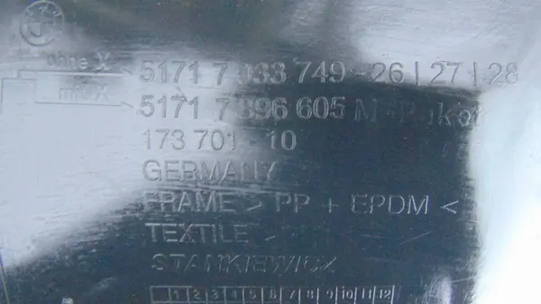 Voorste rechter wielkast OEM 7896606 voor BMW E61 image 5