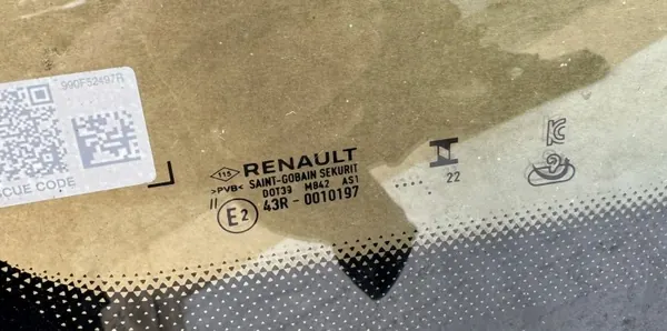 Pare-brise avant Renault OE 990F52497R avec capteur image 3