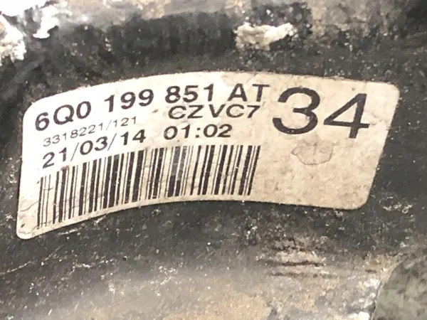 Poutre de moteur Audi A1 10-18 2.0TDI 6Q0199851AT image 6